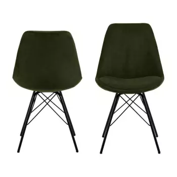 Sada 2 ks − Jídelní židle Eris − zelená
