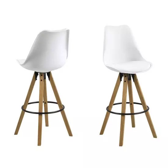 Barová židle Dima − bílá