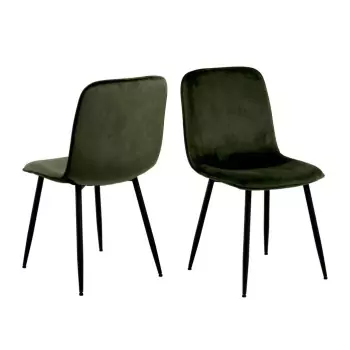 Jídelní židle Delmy – zelená