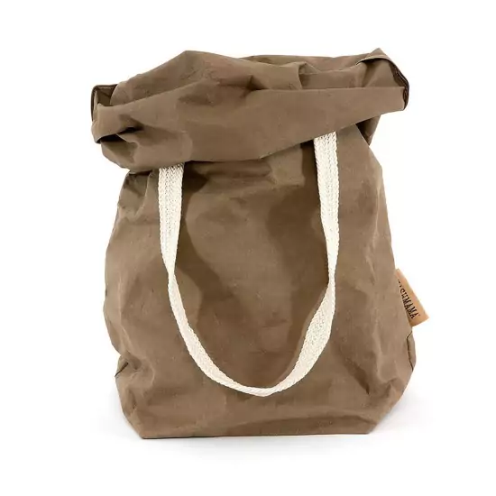 Papírová taška Carry Two – olivová