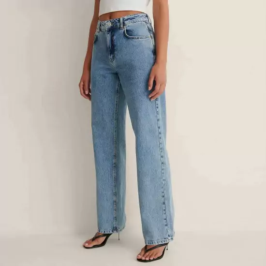 Organické straight džíny
