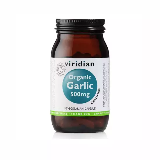 Garlic 500mg Organic – 90 kapslí