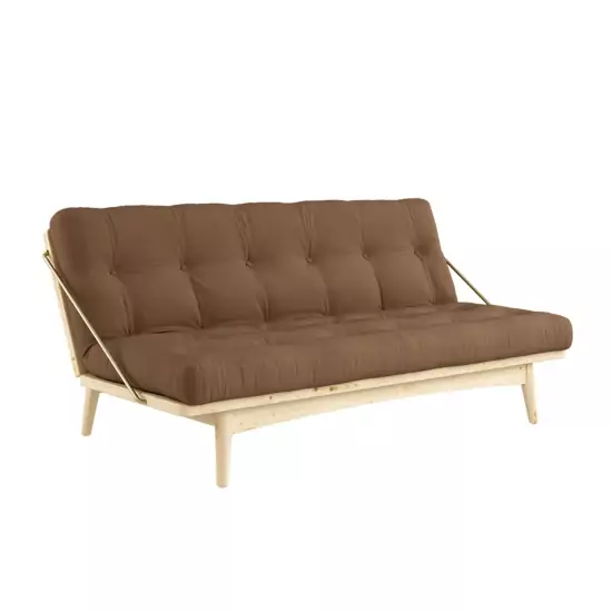Pohovka Folk Sofa Bed – Clear lacquered/Mocca