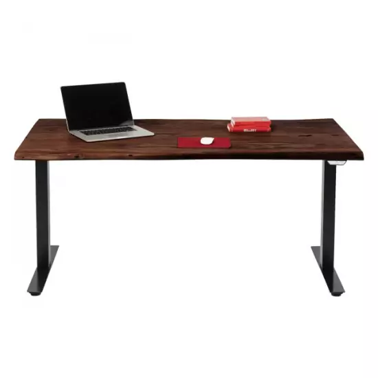 Výškově nastavitelný stůl Harmony Dark 160 × 80 cm