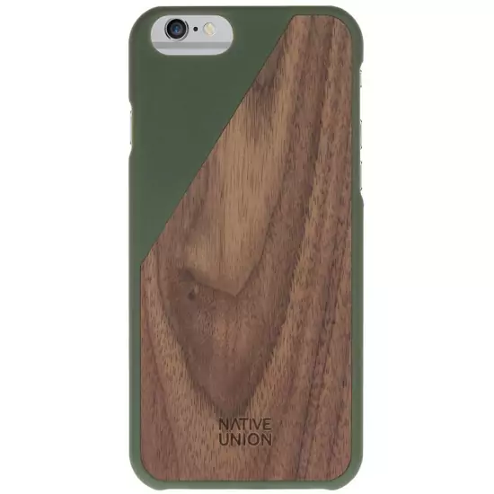 Kryt na iPhone 6 – Clic Wooden Olive - 2. jakost