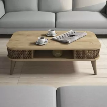 Dřevěný konferenční stolek Eylül — 2. jakost