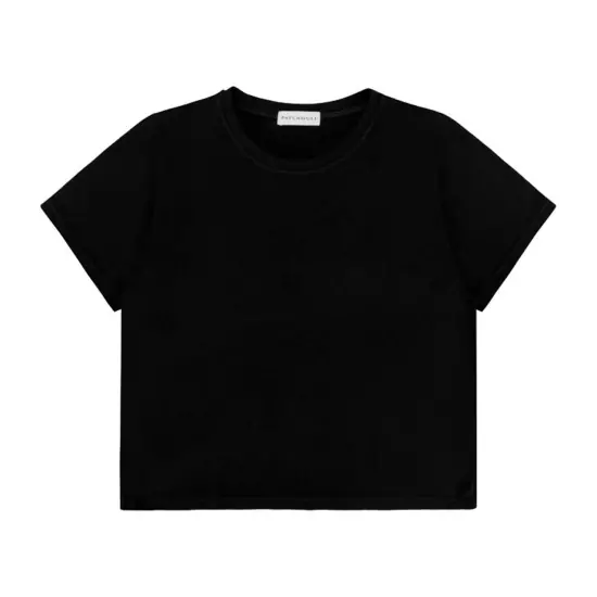 Černé tričko RUSTICAL s kulatým výstřihem
