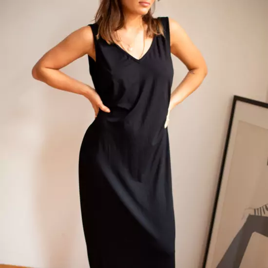 Černé šaty ROMA – one size