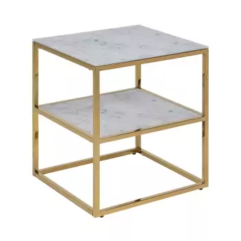 Noční stolek Alisma – bílá