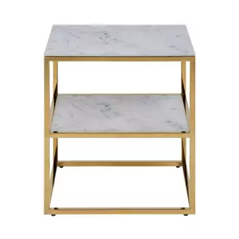 Noční stolek Alisma – bílá