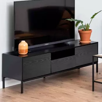 Televizní stolek Seaford – černá