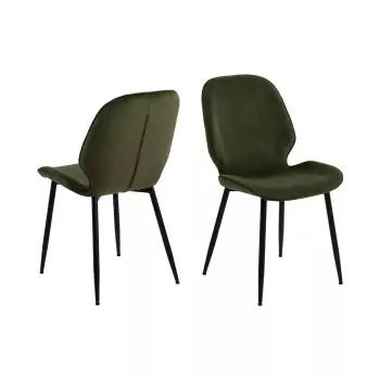 Jídelní židle Femke – zelená