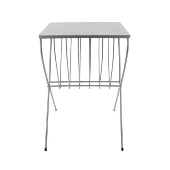 Příruční stolek Cross – šedý