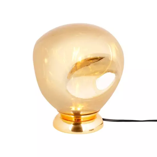 Zlatá stolní lampa Blown