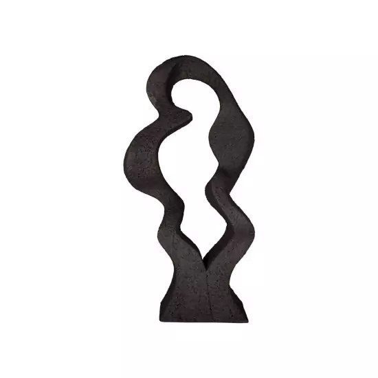 Dekorativní figurka Abstract Art Wave – černá