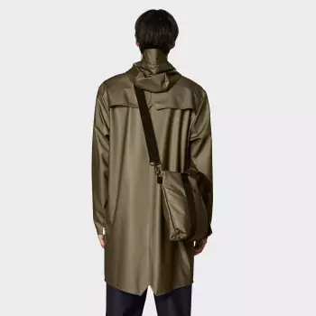 Khaki voděodolný kabát Long Jacket